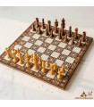 Handgefertigtes syrisches Intarsien-Schach 40 cm - Hohe Qualität