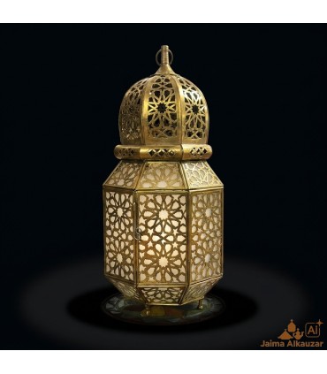 Marrakech Messinglaterne Premium – Exklusive Orient-Leuchte