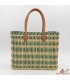 Panier Marocain Artisanal en Osier avec Poignées en Cuir | Sac de Plage, Piscine et Marché