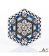 Caja de 6 Posavasos Hexagonales de Taracea Egipcia Artesanal – Mosaico Decorativo Hecho a Mano - Alta Calidad