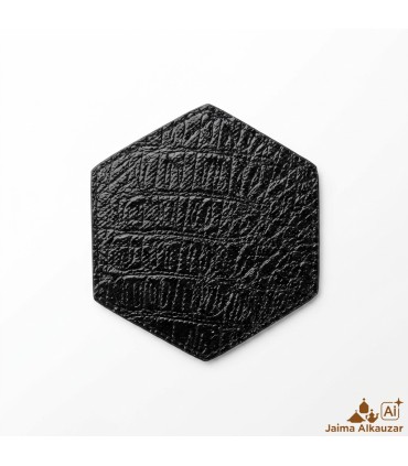 Caja de 6 Posavasos Hexagonales de Taracea Egipcia Artesanal – Mosaico Decorativo Hecho a Mano - Alta Calidad