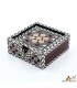 Caja de 6 Posavasos Cuadrados de Taracea Egipcia Artesanal – Mosaico Decorativo Hecho a Mano - Alta Calidad