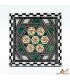 Caja de 6 Posavasos Cuadrados de Taracea Egipcia Artesanal – Mosaico Decorativo Hecho a Mano - Alta Calidad