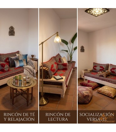 Divano Arabo Etnico: Comfort, Stile e Cultura in un Solo Mobile - Modello Istanbul