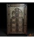 Puerta marroquí artesanal modelo Sultan | Madera, hueso y alpaca