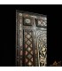 Puerta marroquí artesanal modelo Sultan | Madera, hueso y alpaca