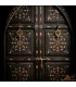 Puerta marroquí artesanal modelo Sultan | Madera, hueso y alpaca