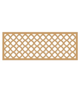 Celosía de madera Toledo 80x30 cm | Corte láser | Jaima Alkauzar