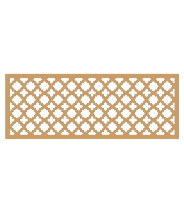 Celosía de madera Toledo 80x30 cm | Corte láser | Jaima Alkauzar