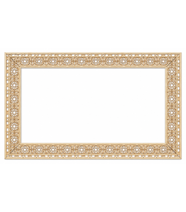 Celosia Floral Assilah | Decoracao Arabe de Luxo | Painel Laser