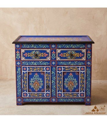 White Moroccan Chest of Drawers 100cm x 45cm x 90cm