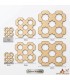 Celosía Árabe de Madera Modelo Murabba - Decoración Geométrica