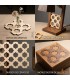 Celosía Árabe de Madera Modelo Murabba - Decoración Geométrica