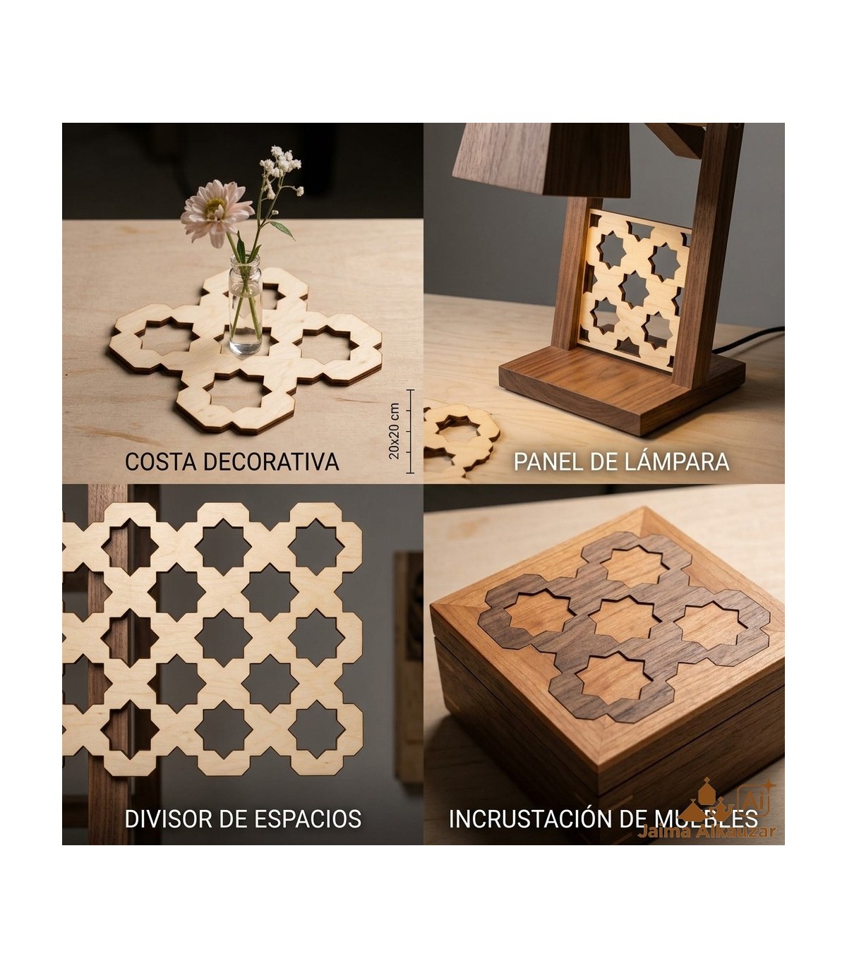 Arabische Holzgitter Murabba