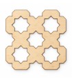 Arabische Holzgitter Murabba Design