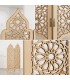 Biombo Madera Calada - Celosía Arabe - Modelo Alkauzar  - 180 cm