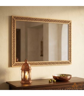 Celosia Floral Assilah | Decoracao Arabe de Luxo | Painel Laser