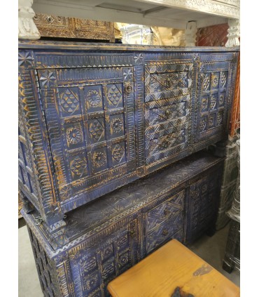 Marokkanische Kommode aus gealtertem Holz | Amazigh Design