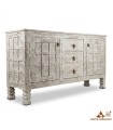 Cómoda Mueble Madera Envejecido - Decoracion Amazig Marruecos - 142x41x77 -