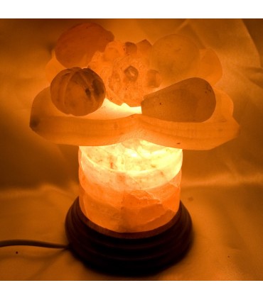 Prato de fruta Salt Lamp Polido - Natural - Himalaya