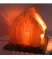 Lámpara Casa Bambú de Sal Pulida - Natural - Himalaya