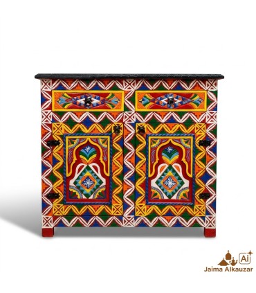 Berber Solid Wood Wardrobe 193x116x48 cm | Authentic Design