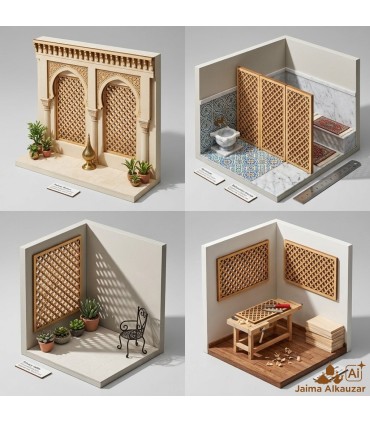Painel Celosía Araba | Corte a Laser | Design Exclusivo