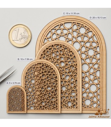 Treillis Araba Découpé au Laser | Décoration Murale Premium