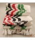 Kufiya Palestina con Colores de la Bandera | 120 x 120 cm – 100% Algodón