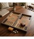 Jogo de Xadrez e Gamão 2 em 1 | Tabuleiro Premium de Estratégia