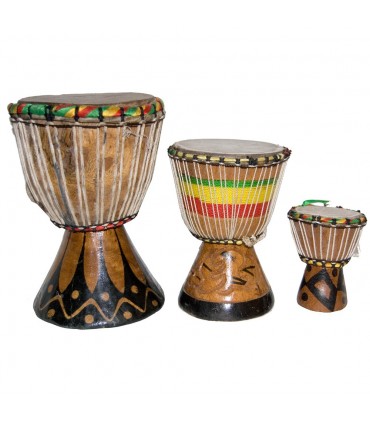 Africano Djembe - 3 tamanhos - Drum - Imprimir - Artesão