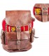 Backpack Leather upholstery - Several African-Ethnic Crafts Pock