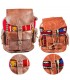 Sac à dos de tapisserie cuir - poches ethnique artisanat Africana-Varios