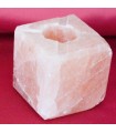 Cendrier Cube - Sel de l'Himalaya - Minéral Naturel 9 x 9 cm