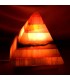 Lampe Onyx Pyramide rotes - natürliche Mineral - schönes Licht