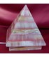 Lampe Onyx Pyramide rotes - natürliche Mineral - schönes Licht