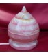 Lampada onice luce bella cupola - minerale naturale-