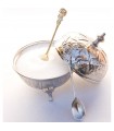 Teelöffel Zucker - Bronzeguss oder Nickel - 10 cm