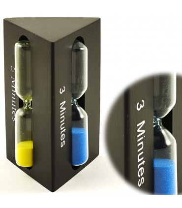 Sanduhr - 1, 3 und 5 min - Sand Farben - 10 cm