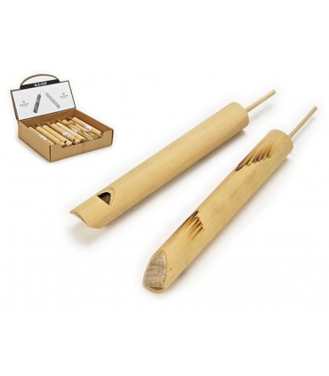 Flöte Holz - dekoriert - Controller-Stick - 16 cm