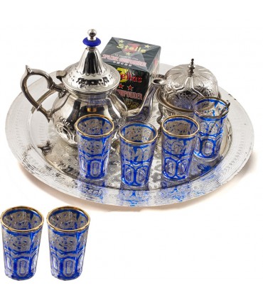 Vassoio di arabo pieno - tè - Tea set - vasi - sugar bowl