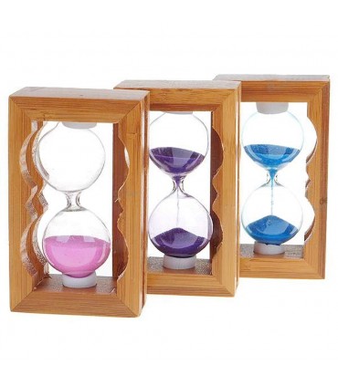 Reloj Arena Madera - Varios Colores - 9 cm