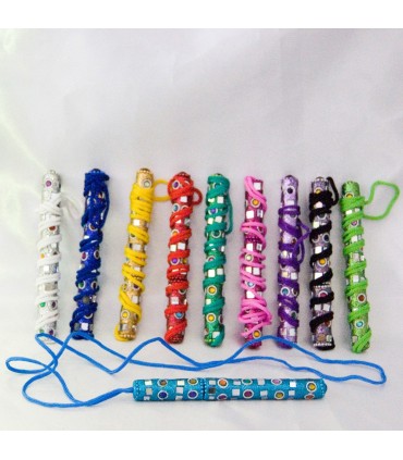 Caneta espelha - várias cores - 12cm - pendente