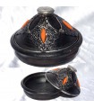 Decorative tajin Black Bone - Alpaca - Table Center