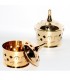Engraved Bronze Censer - Incense Cones or beans
