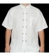 Camisa de algodão branco - Botões - Vários tamanhos