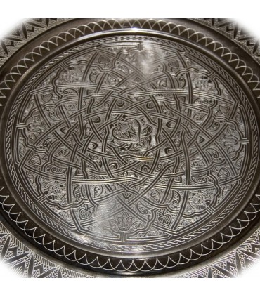 Gravado árabes Mesa - destacável - 2-Tone - 4 Tamanhos