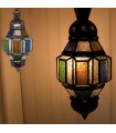 Hang lampada - rettangoli di vetro - colori - Andalusian - arabo