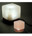 Mini lâmpada Himalayan Salt USB Cube - Orange