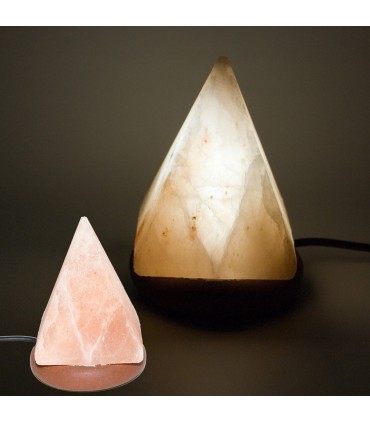 USB Mini Lampe Salz Pyramide des Himalaya - Orange